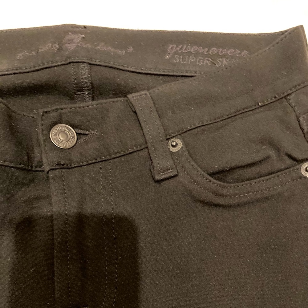 7 For Mankind - Stretchy Black Jeans - Size 25